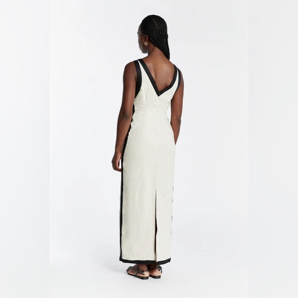 DISSH NWT ZURI NATURAL LINEN MAXI DRESS - Picture 2 of 9